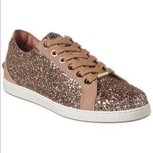 Jimmy Choo
Cash Glitter Platform Low-Top Sneakers